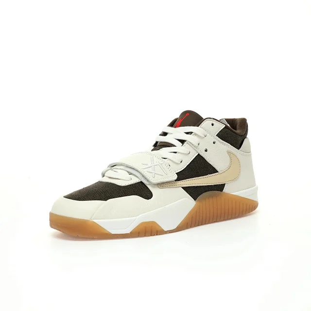 Travis Scott Jordan Jumpman Jack TR University Red TS Mid Top Retro Versatile Casual Sports Culture Basketball Shoes - Soul Replicas