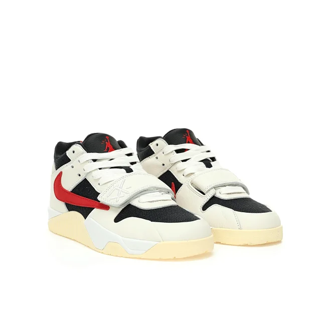 Travis Scott Jordan Jumpman Jack TR University Red TS Mid Top Retro Versatile Casual Sports Culture Basketball Shoes - Soul Replicas