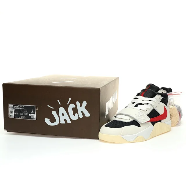 Travis Scott Jordan Jumpman Jack TR University Red TS Mid Top Retro Versatile Casual Sports Culture Basketball Shoes - Soul Replicas