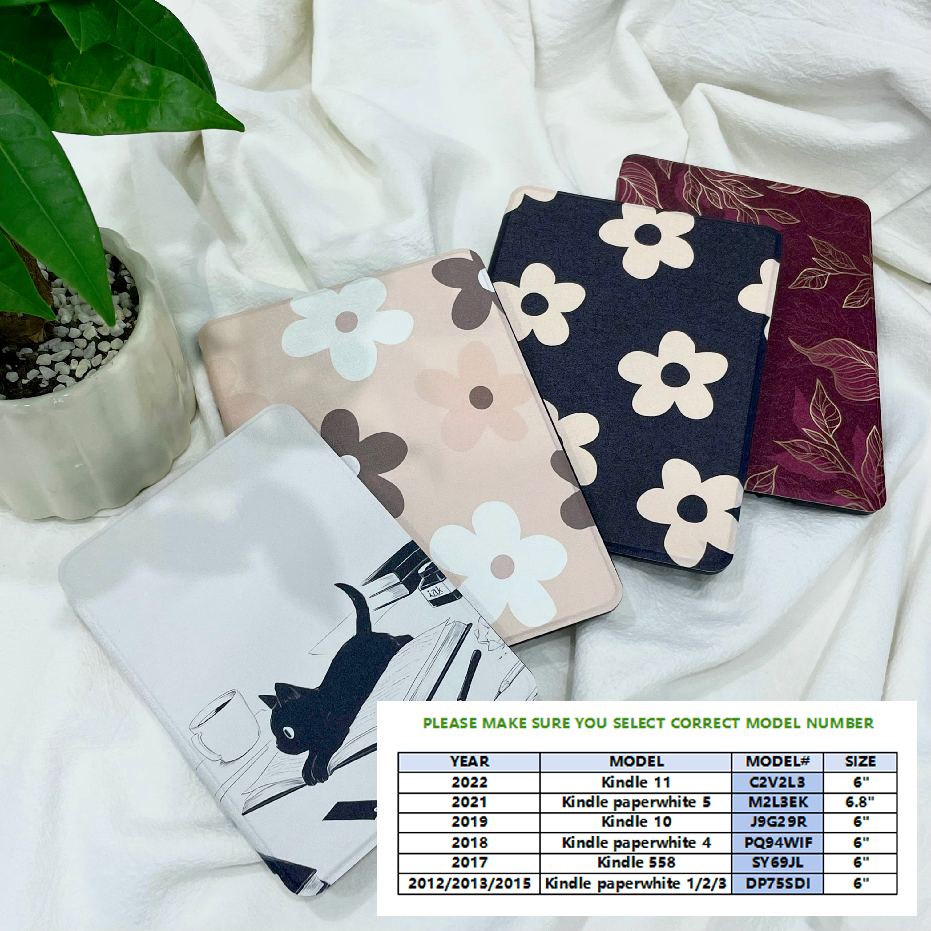 Pink Heart Ace Pattern Kindle Case Compatible with All-New Kindle Paperwhite 11th Gen & Kindle Oasis Series 6.8