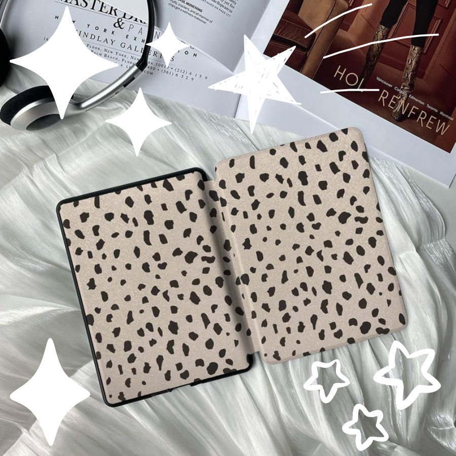Leopard Print Kindle Protective Cover with Handle Strap - Compatible with the All-New Kindle 11th Generation (2022 Model), Kindle Paperwhite 11th Generation 6.8 Inches (2021 Model), and Kindle Oasis - Soft Shell, Personalized Gift Option