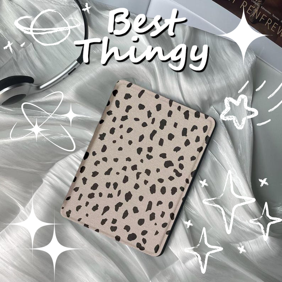 Leopard Print Kindle Protective Cover with Handle Strap - Compatible with the All-New Kindle 11th Generation (2022 Model), Kindle Paperwhite 11th Generation 6.8 Inches (2021 Model), and Kindle Oasis - Soft Shell, Personalized Gift Option