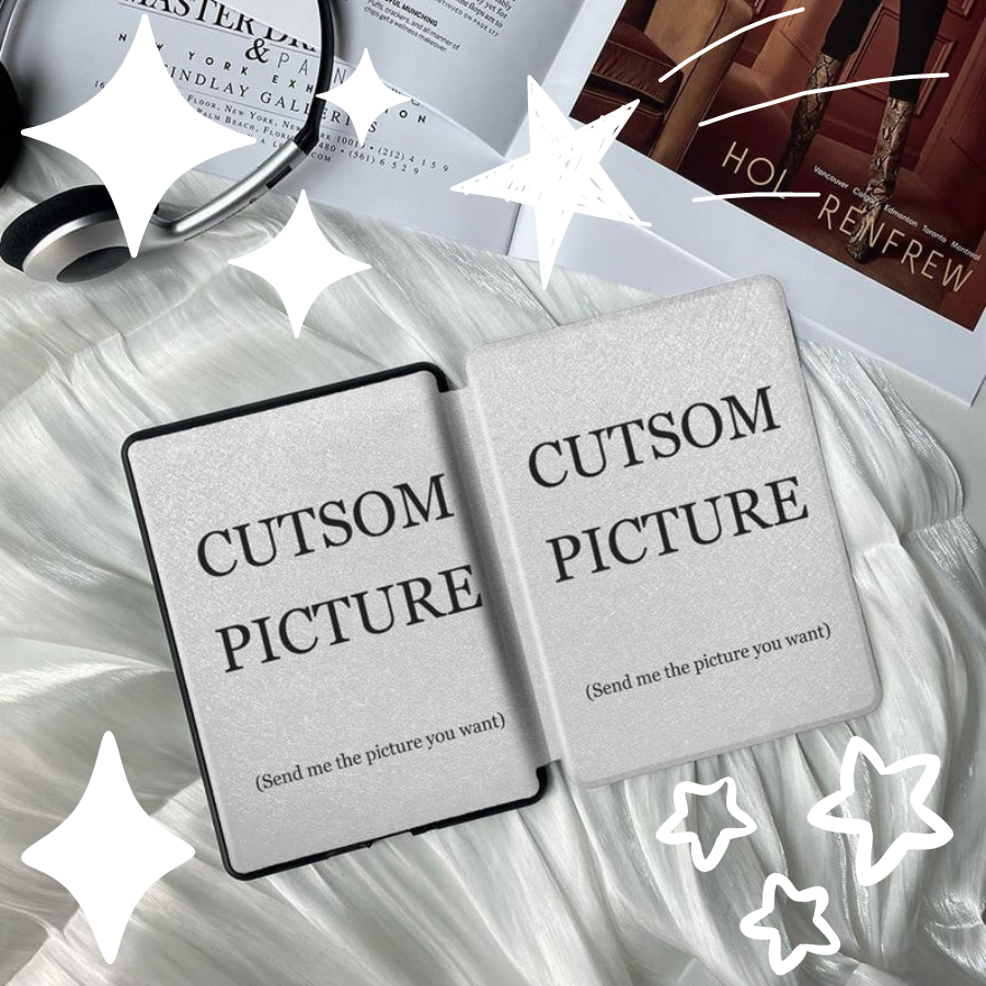 A Personalized Gift for Her: A Customized Kindle Skin Cover with Handle Strap for Kindle Paperwhite 6.8