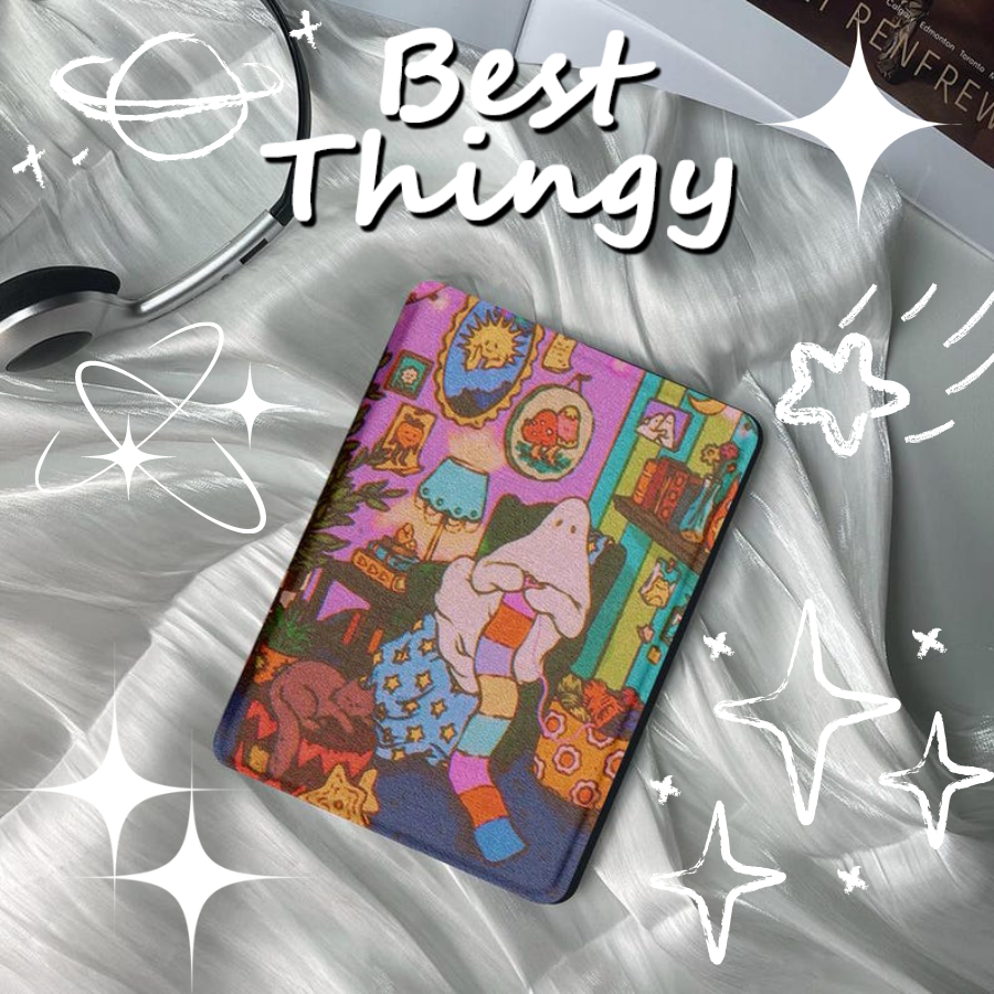 Her Exclusive Halloween Ghostly Charm: 2022 11th Generation Kindle Paperwhite 6.8-inch Customized Ghost Protective Case with Hand Strap, A Festival-Exclusive Gift