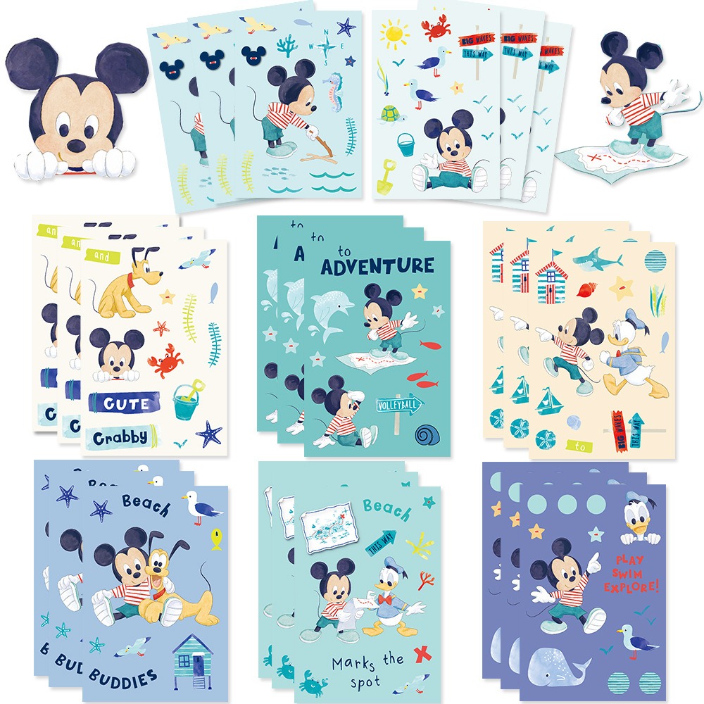 Cartoon Mickey, Minnie & Donald Duck Graffiti Stickers - Decorative Stickers for Suitcases, Children's Stickers, Waterproof