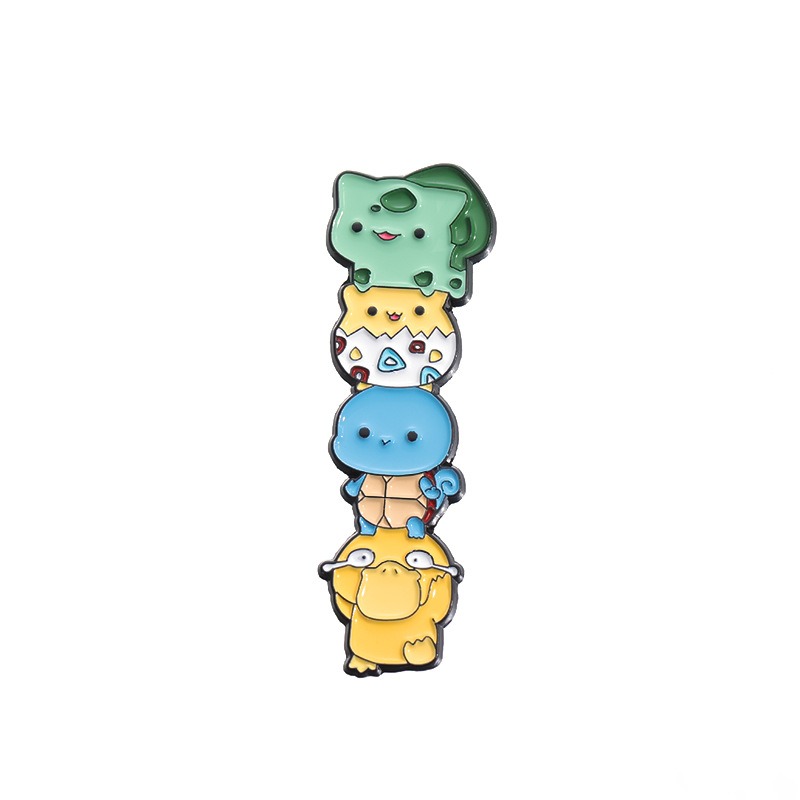 New Arrival from Japanese & Korean Anime! Pet Adventure-Themed Game Merchandise Metal Brooch, Exquisite Clothing Accessory, Unique Gift Badge Lapel Pin