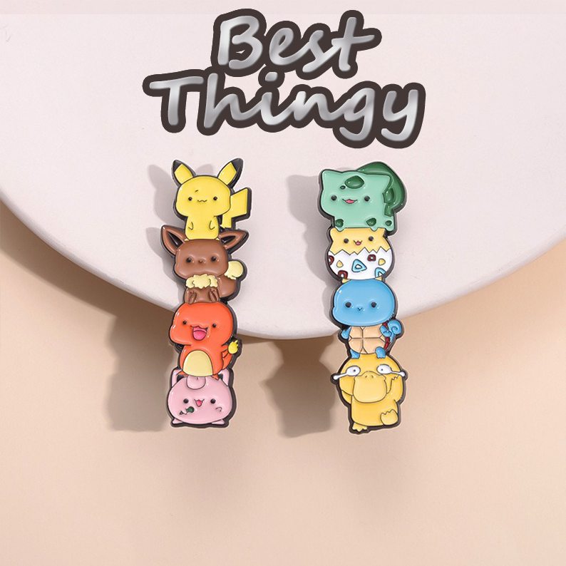 New Arrival from Japanese & Korean Anime! Pet Adventure-Themed Game Merchandise Metal Brooch, Exquisite Clothing Accessory, Unique Gift Badge Lapel Pin