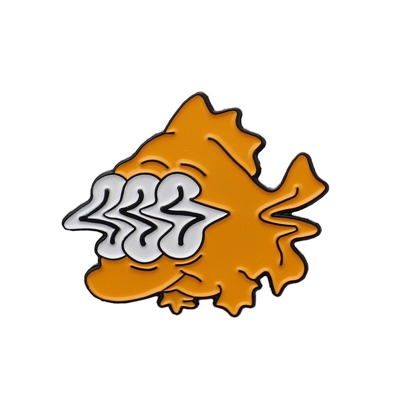 Trendy Hit! The Simpsons Cartoon Character Alloy Brooch, Quirky Oil-Dripped Craftsmanship, Unique Pin Design Showcases Personality Flair