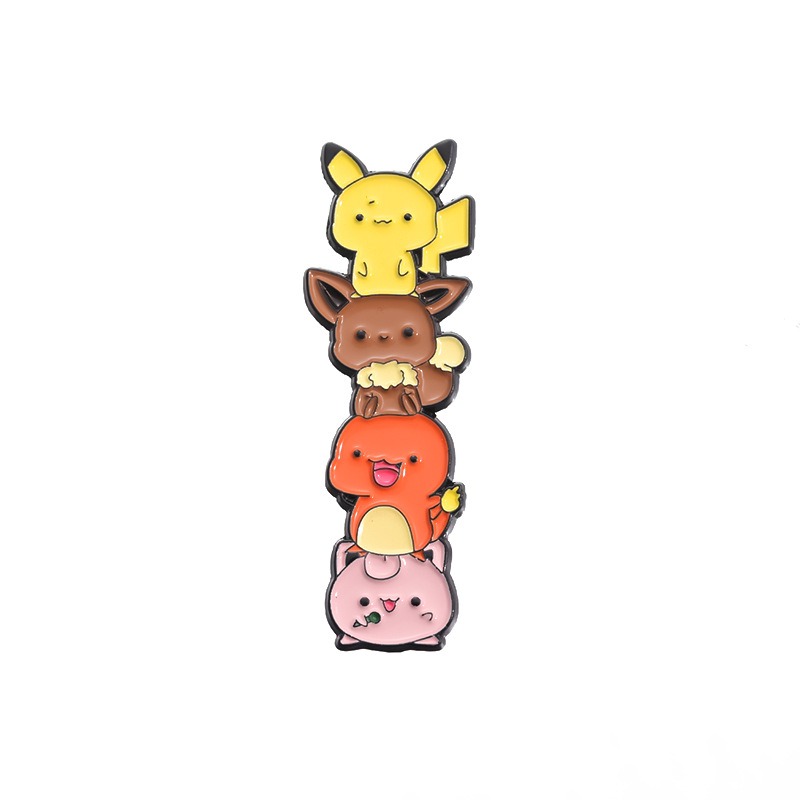 New Arrival from Japanese & Korean Anime! Pet Adventure-Themed Game Merchandise Metal Brooch, Exquisite Clothing Accessory, Unique Gift Badge Lapel Pin