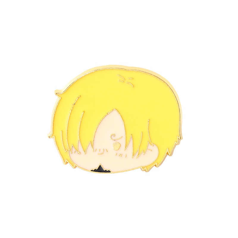 Official One Piece Merchandise! Cool Metal Badges of Luffy & Zoro, Chic Pins Matching Sanji & Law, Versatile 2D Accessories for Everyday Style