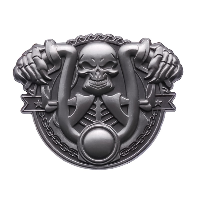Halloween Dark Punk Spectacle: Unleash the Creative Skull Badge! Irregular Brooch, Individually Versatile, Making Your Medallion the Party's Showstopper