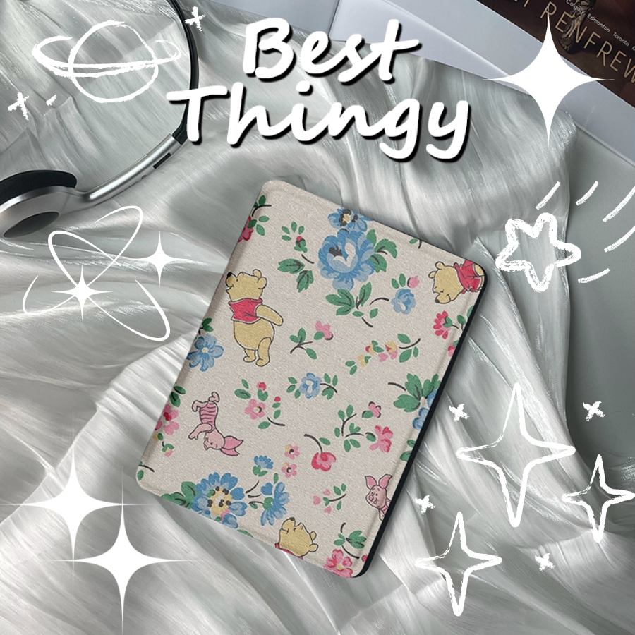 Winnie the Pooh Accompanies You in Reading Joy! Customized Kindle Protective Case with Handle, Cute Pattern and Shatter-Resistant, Making Reading More Fun