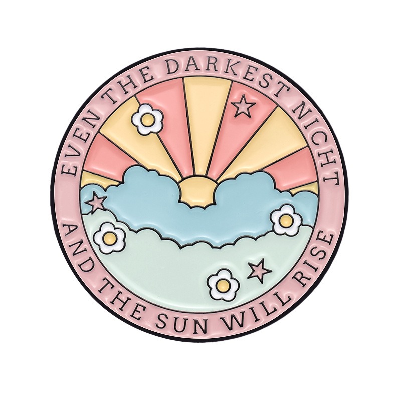 Hot-selling Cartoon Love Heart Earth Cute Milk Carton Design Multi-style Combination Cartoon Metal Pin Badges