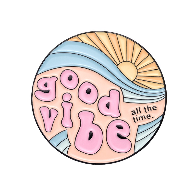 Hot-selling Cartoon Love Heart Earth Cute Milk Carton Design Multi-style Combination Cartoon Metal Pin Badges