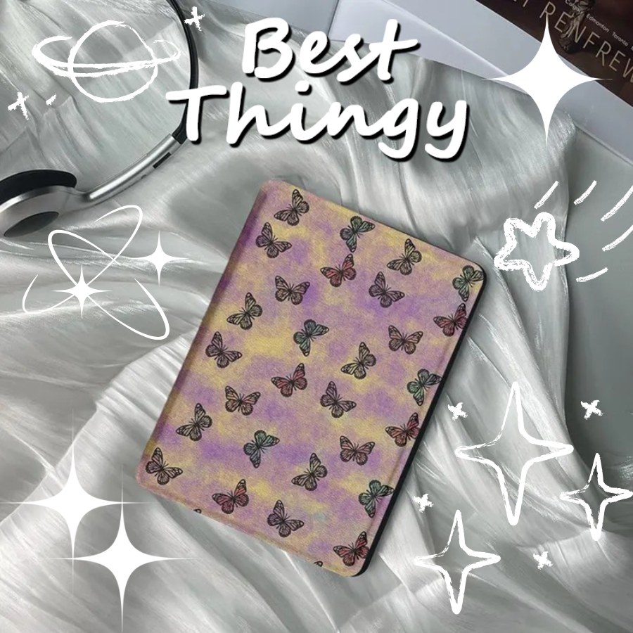 Tie-Dye Butterfly Pattern Kindle Case Compatible with Kindle Paperwhite 11th Gen & 6.8
