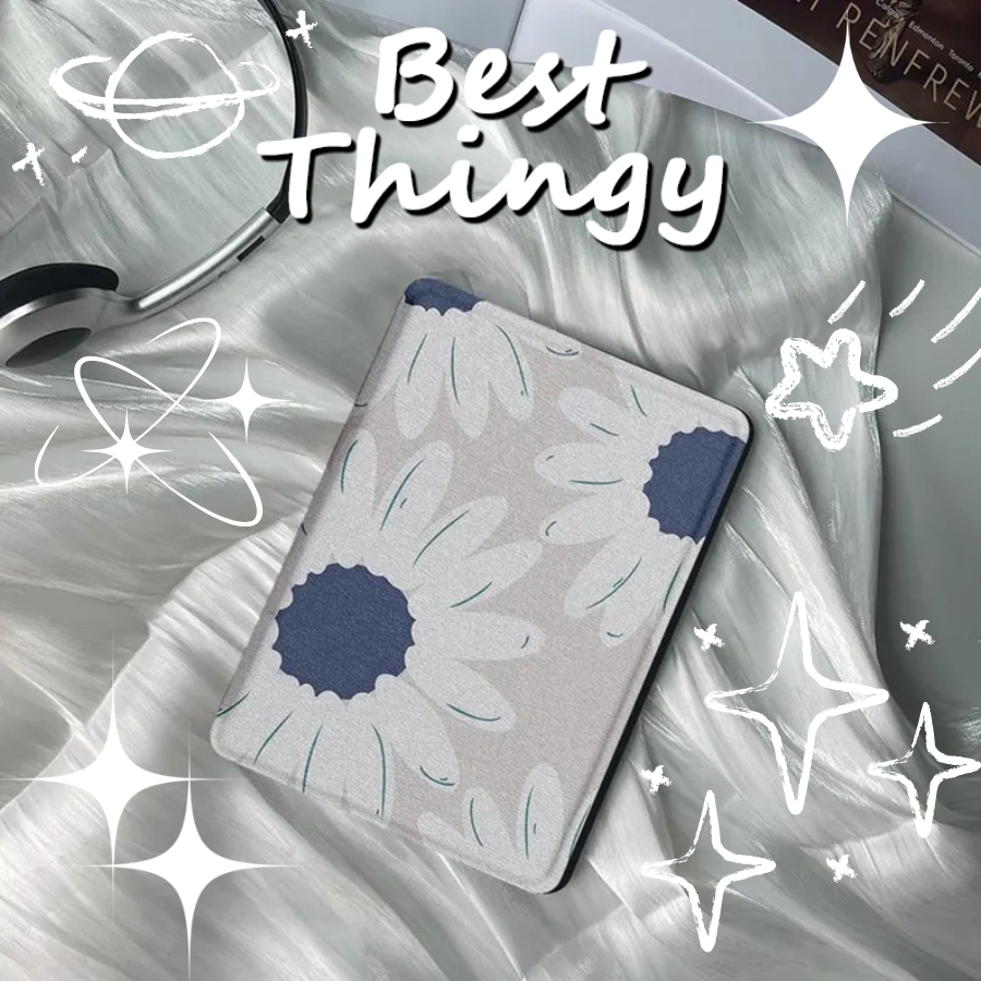 Minimalist Pastel Daisy Kindle Cover Compatible with Kindle Paperwhite 6.8