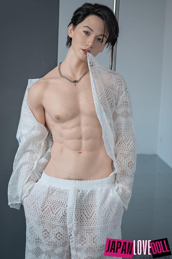 FANREAL 173cm 35Kg Kevinヘッド 男性ドール 一体式ペニス 筋肉タイプ プレミアム リアル セックス ドール - JapanLoveDoll