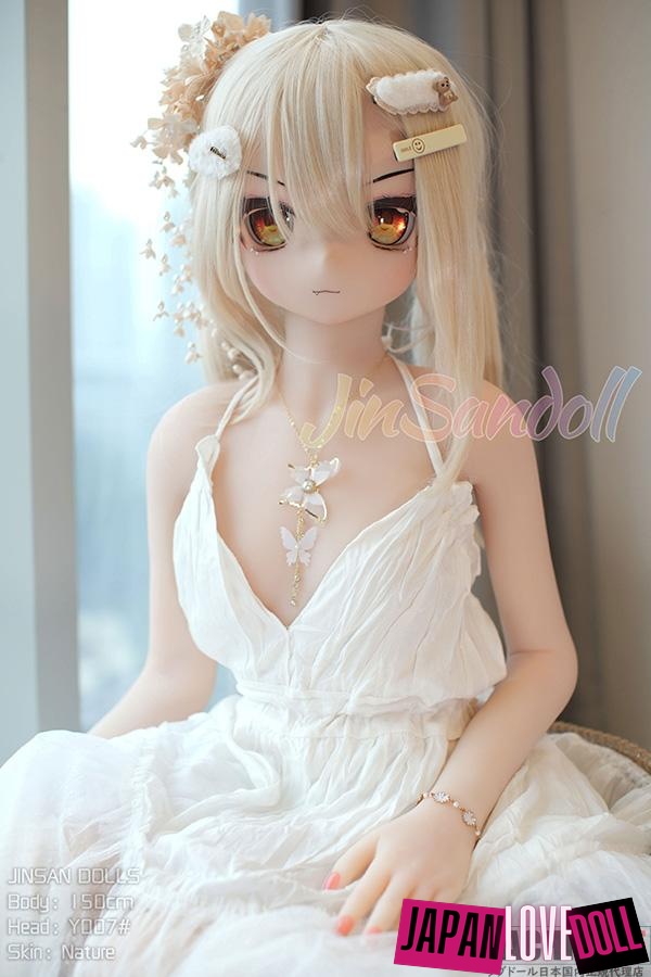 WM Doll 150cm Aカップ #Y007ヘッド ソフトビニール製ヘッド+ボディ アニメドール - JapanLoveDoll