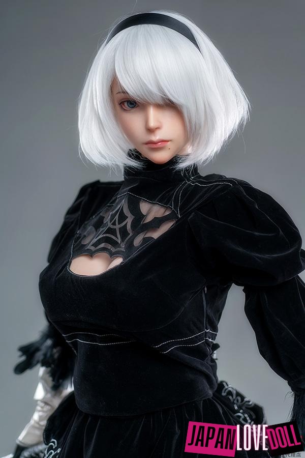 Game Lady 171cm Gカップ YoRHa No.18ヘッド リアルメイク付き 眉毛とまつ毛植毛あり ラブドール - JapanLoveDoll