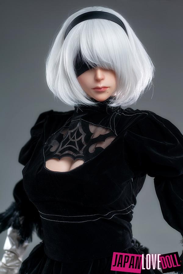 Game Lady 171cm Gカップ YoRHa No.18ヘッド リアルメイク付き 眉毛とまつ毛植毛あり ラブドール - JapanLoveDoll