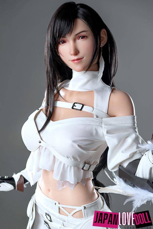 Game Lady 171cm Gカップ 笑顔版 ティファコスプレ No.26ヘッド リアルメイク付き 眉毛とまつ毛植毛あり ラブドール - JapanLoveDoll