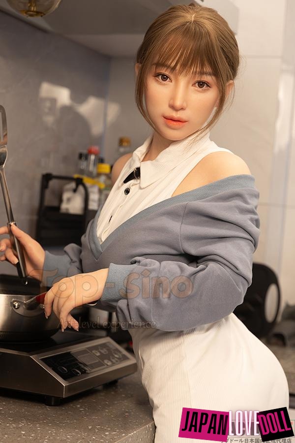 Top Sino 最新作【爆撃機】155cm Hカップ T21 米葵ヘッド 実践向け 掲載画像はアートワークカスタム版 ラブドール - JapanLoveDoll