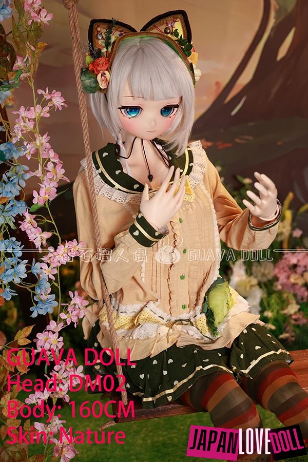 GUAVADOLL 160cm Cカップ DM02ヘッド アニメドール ソフトビニール製ヘッド+球体関節PVC製ボディ - JapanLoveDoll