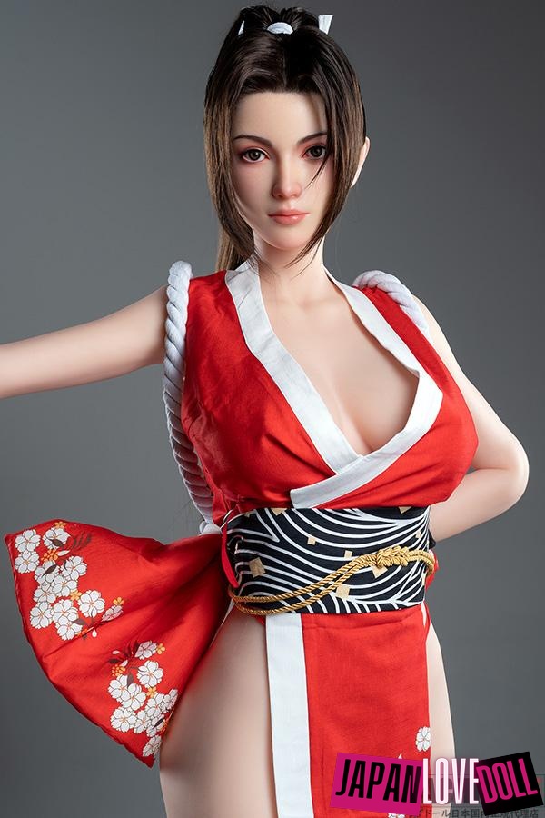 Game Lady 165cm Iカップ 不知火舞コスプレ No.28_1ヘッド リアルメイク付き 眉毛とまつ毛植毛あり ラブドール - JapanLoveDoll