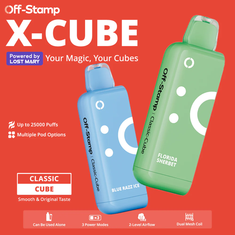OFF STAMP X-Cube 25K Vape POD Classic Cube Edition