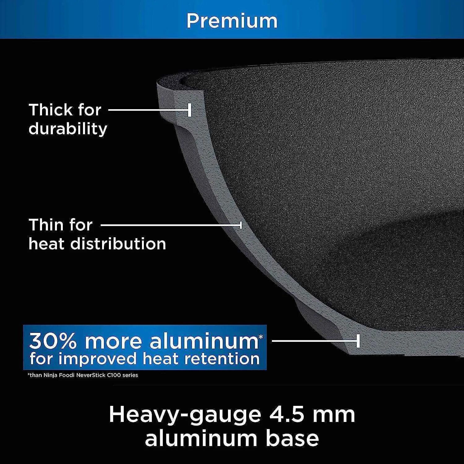 Ninja C39900 Foodi NeverStick Premium Juego de utensilios de cocina de 16 piezas