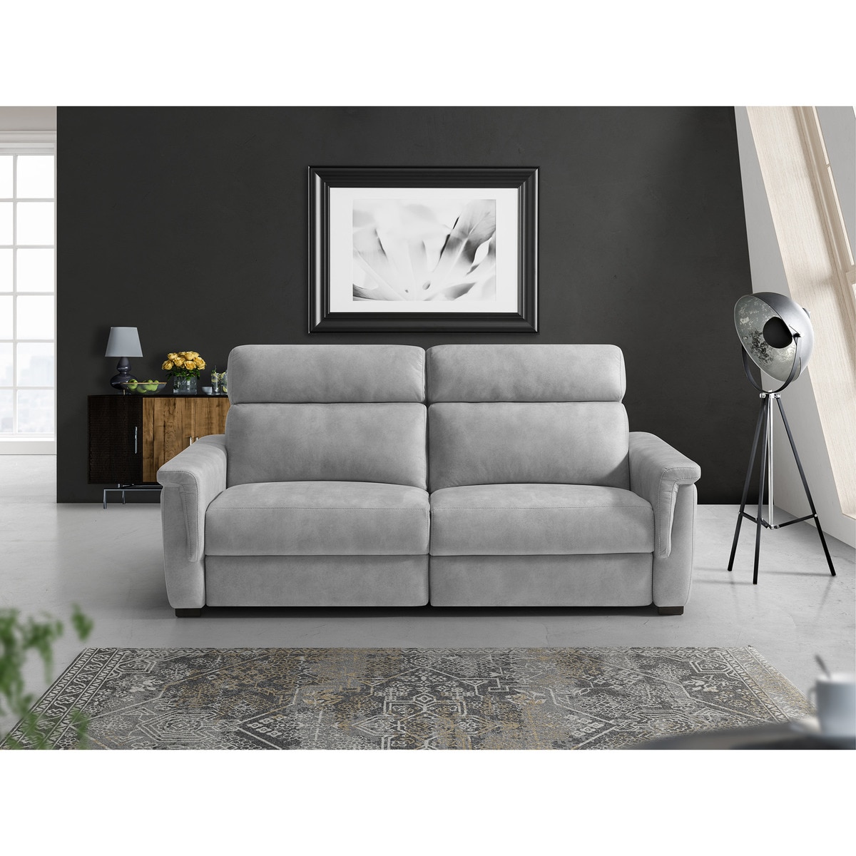 Sofá de 3 plazas con 2 asientos relax eléctricos Ego El Corte Inglés