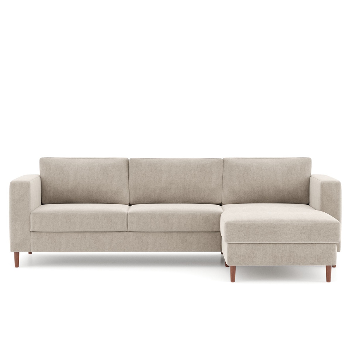 Sofá de 4 plazas con chaiselongue reversible Alan El Corte Inglés