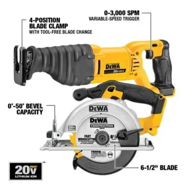 DW 20-VOLT MAX LITHIUM ION BEST CORDLESS COMBO KIT (32-TOOL)
