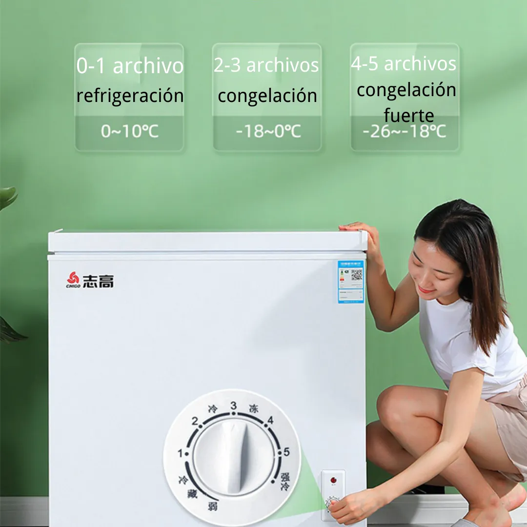 Refrigerador y congelador de doble uso para el hogar con ahorro de energía de 220V