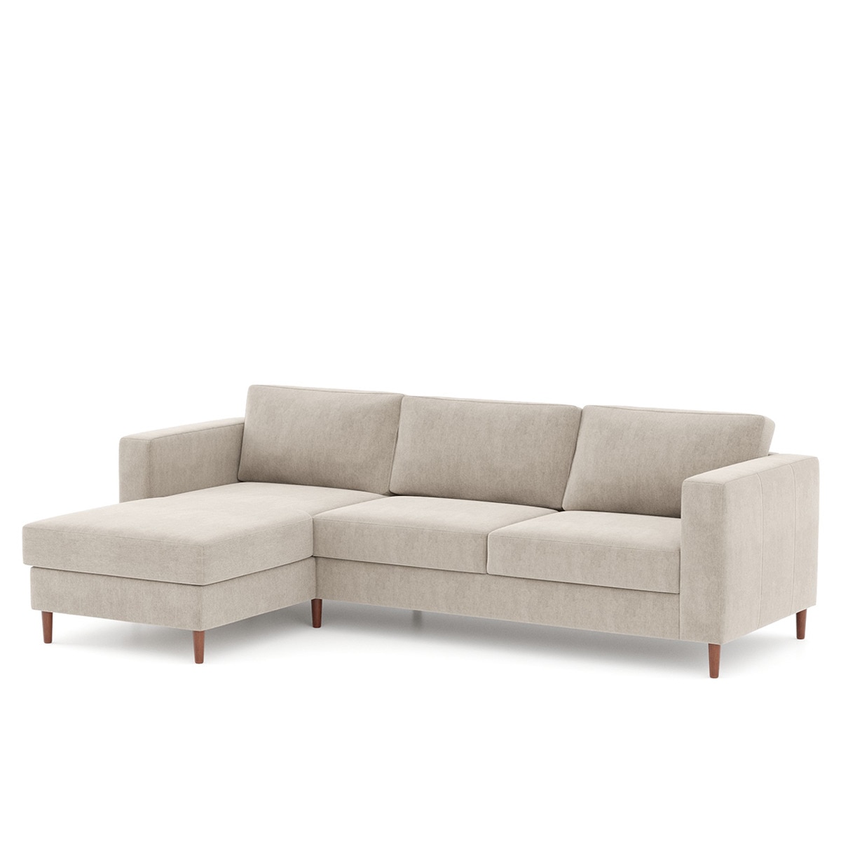 Sofá de 4 plazas con chaiselongue reversible Alan El Corte Inglés