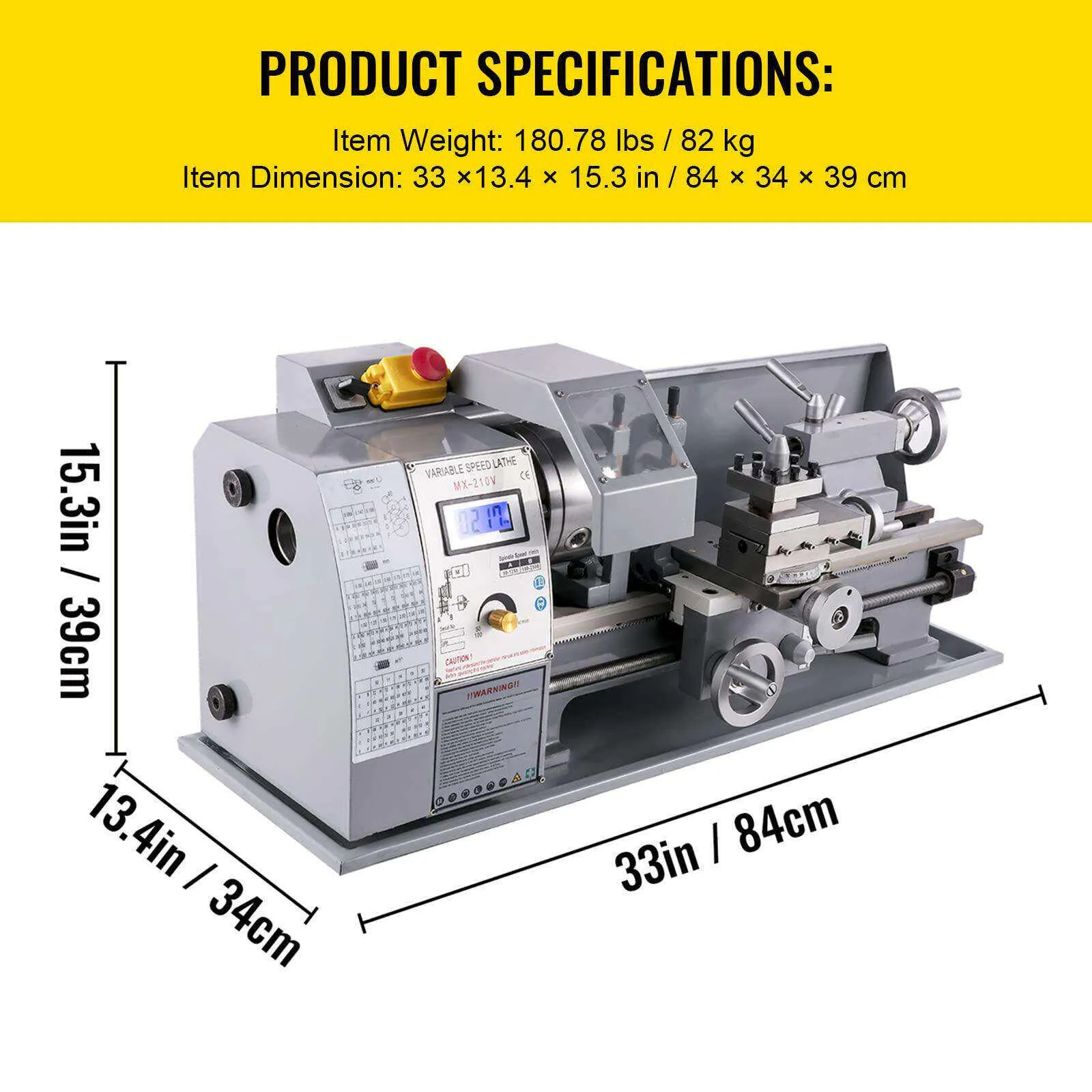 🔥Automatic Mini Metal Lathe 8