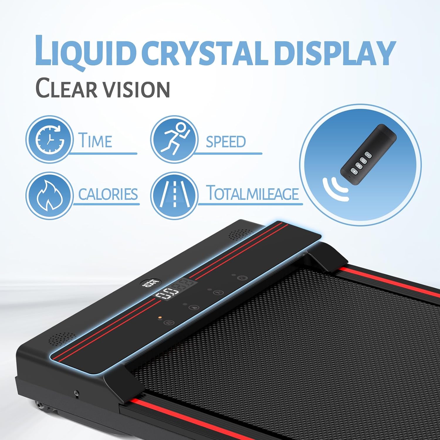 Walking Pad,Under Desk Treadmills for Home,340 Lbs Capacity,3 in 1 Portable Walking Pad