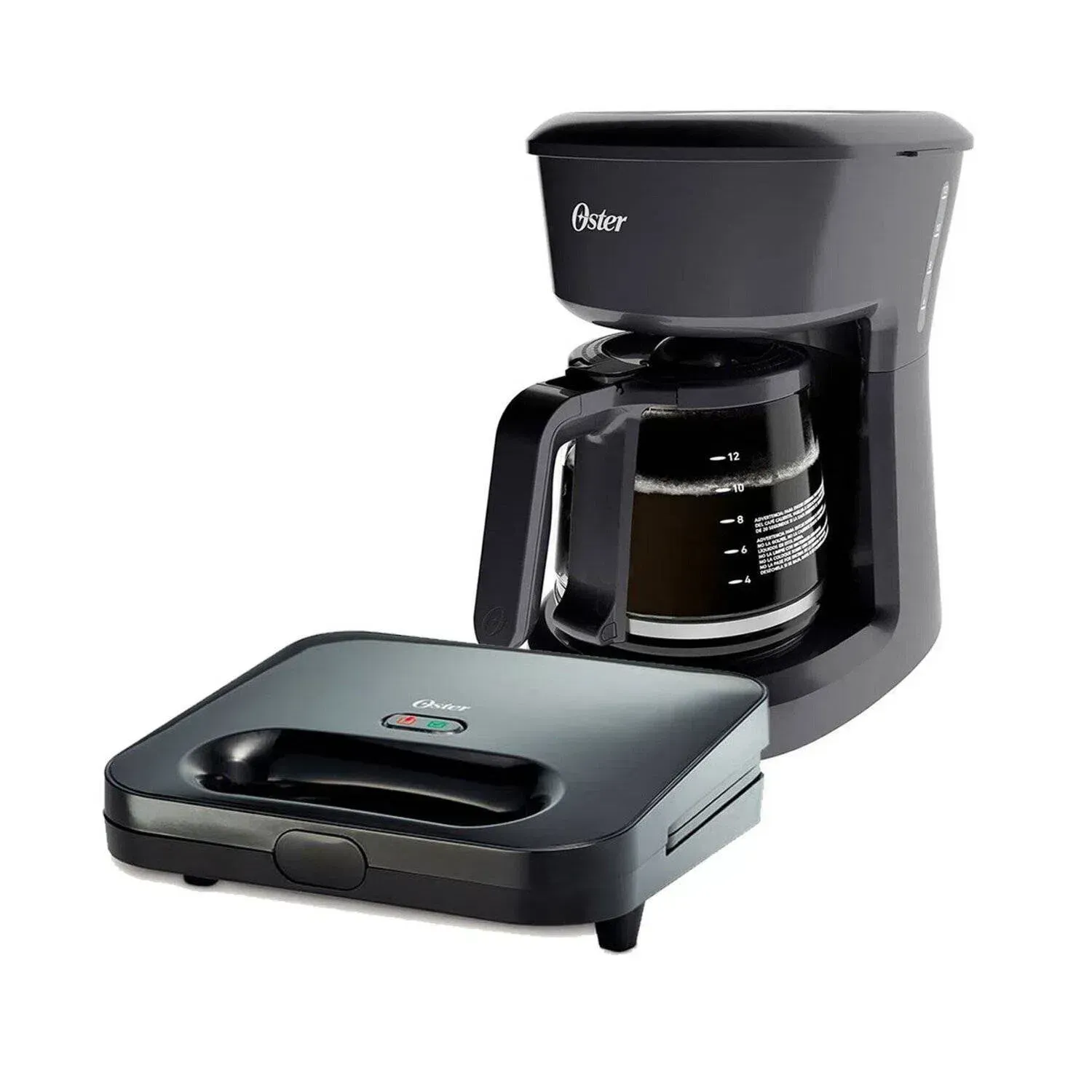 Cafetera Oster BVSTDCS12B +Sandwichera Oster CKSTSM2885