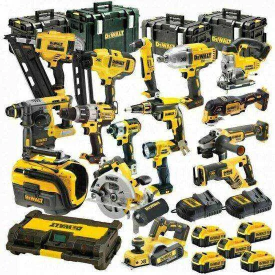 DEWALT EL MEJOR KIT COMBINADO INALÁMBRICO DE IONES DE LITIO DE 20 VOLTIOS MÁXIMOS (24 HERRAMIENTAS)