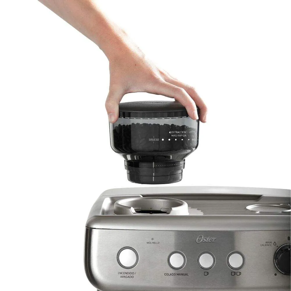 Cafetera para espresso Oster® Perfect Brew 15 bar molino integrado