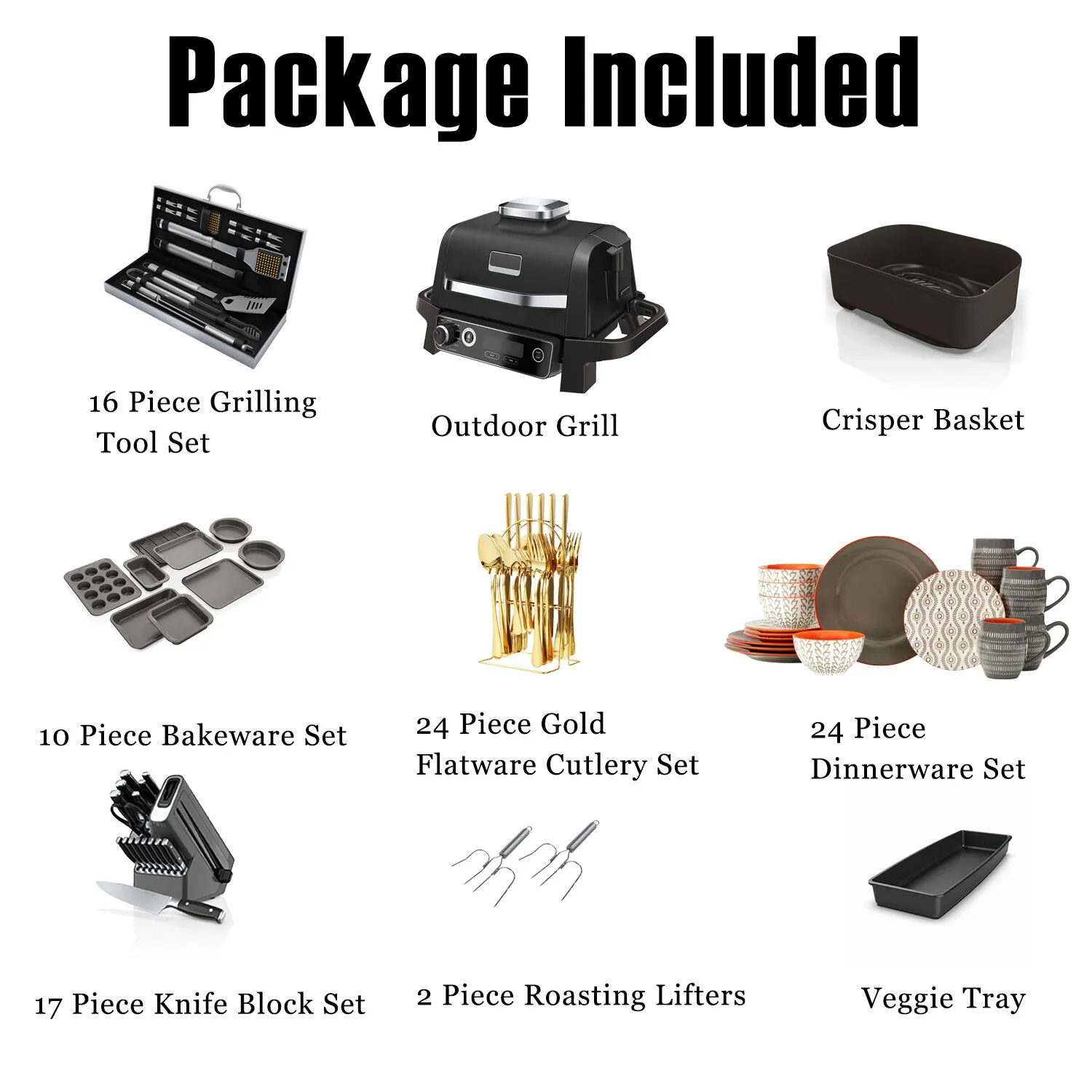 Limited-time Promotion. 96-Piece Grill Spree. Meeting All The Needs Of The Grill