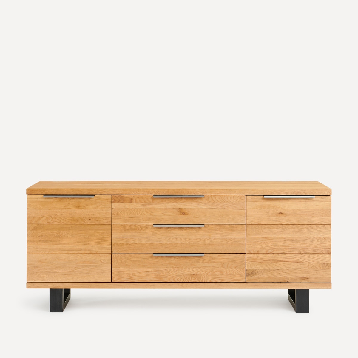 Aparador de madera de roble con 2 puertas y 3 cajones Calia El Corte Inglés