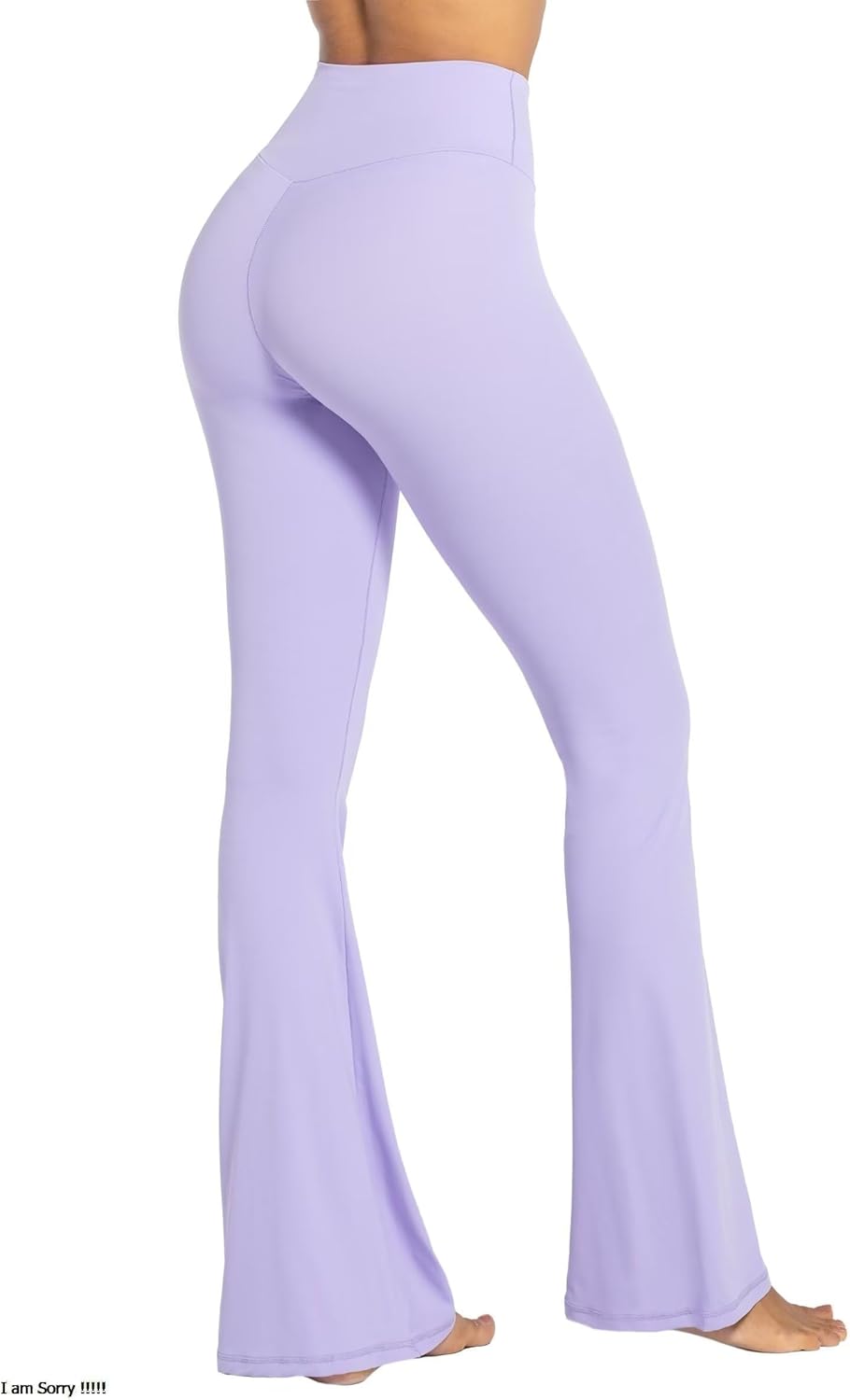 Sunzel Leggings Acampanados, Pantalones de Yoga Cruzados con Control de Abdomen, Cintura Alta y Pierna Ancha