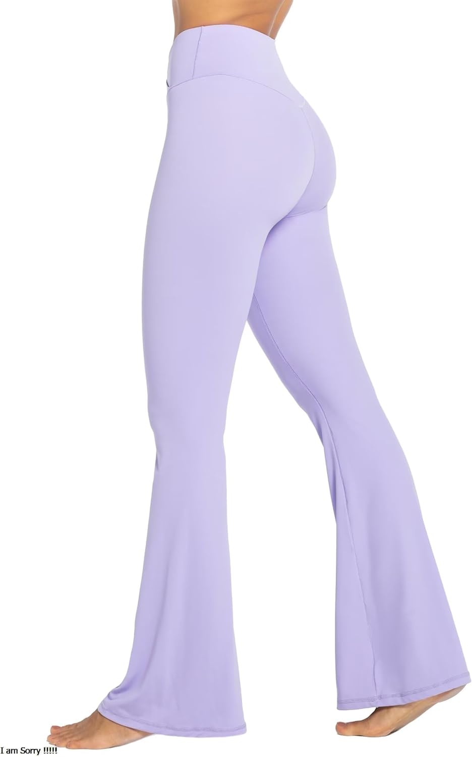 Sunzel Leggings Acampanados, Pantalones de Yoga Cruzados con Control de Abdomen, Cintura Alta y Pierna Ancha