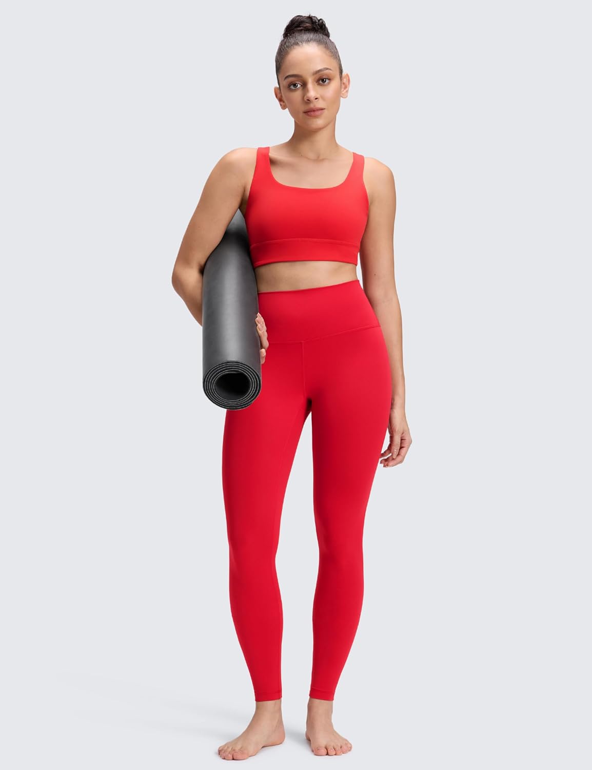 CRZ YOGA Leggings Deportivos Mujer de Yoga de Butterluxe con Cintura Alta Push Up 25 Pulgadas