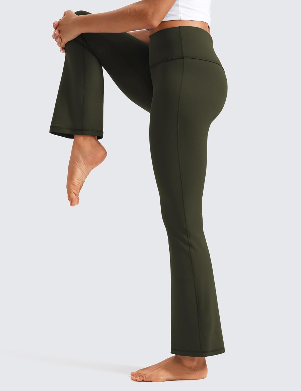 CRZ YOGA Butterluxe Leggings Acampanados de Cintura Alta para Mujer de Yoga Casual de 29 30.5 32 33.5 Pulgadas