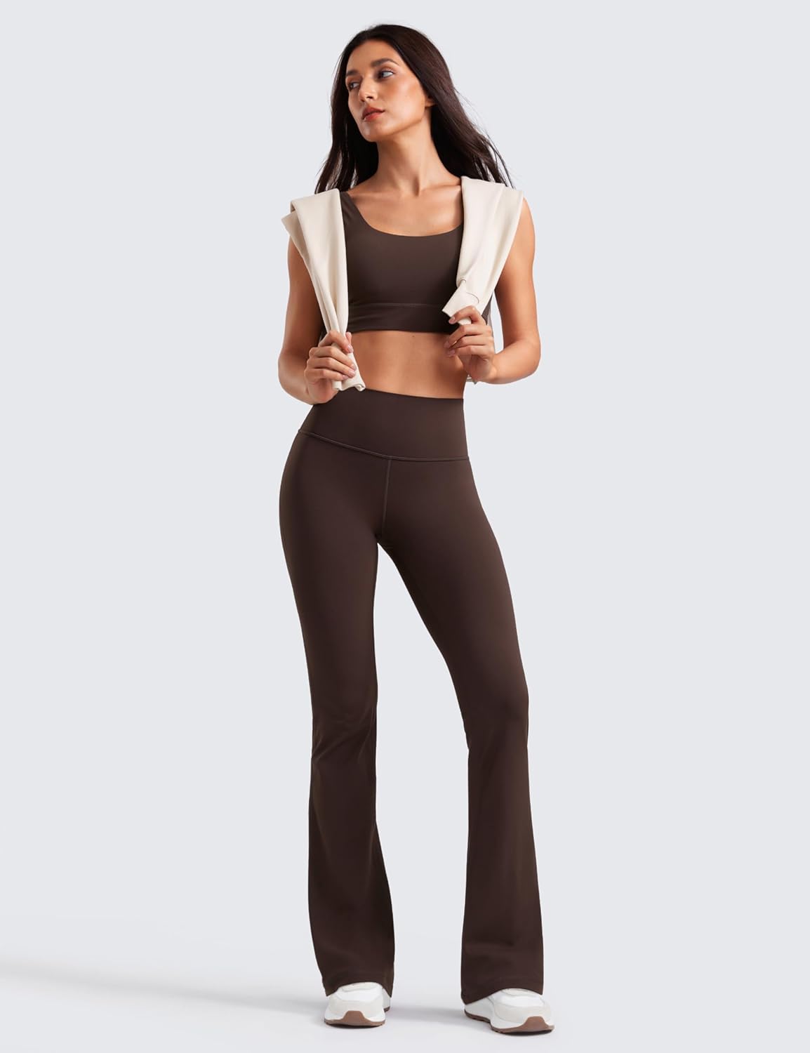 CRZ YOGA Butterluxe Leggings Acampanados de Cintura Alta para Mujer de Yoga Casual de 29 30.5 32 33.5 Pulgadas