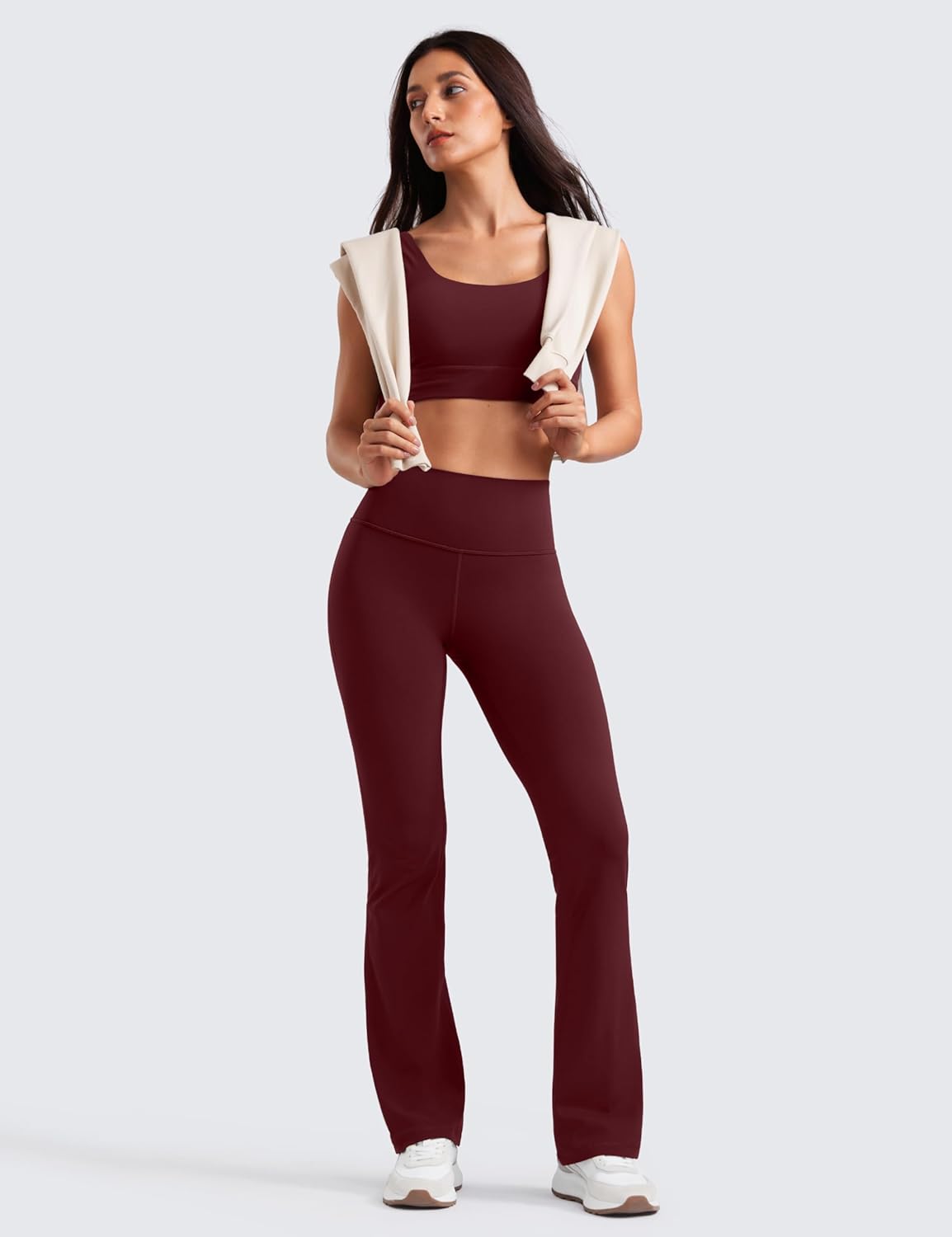 CRZ YOGA Butterluxe Leggings Acampanados de Cintura Alta para Mujer de Yoga Casual de 29 30.5 32 33.5 Pulgadas