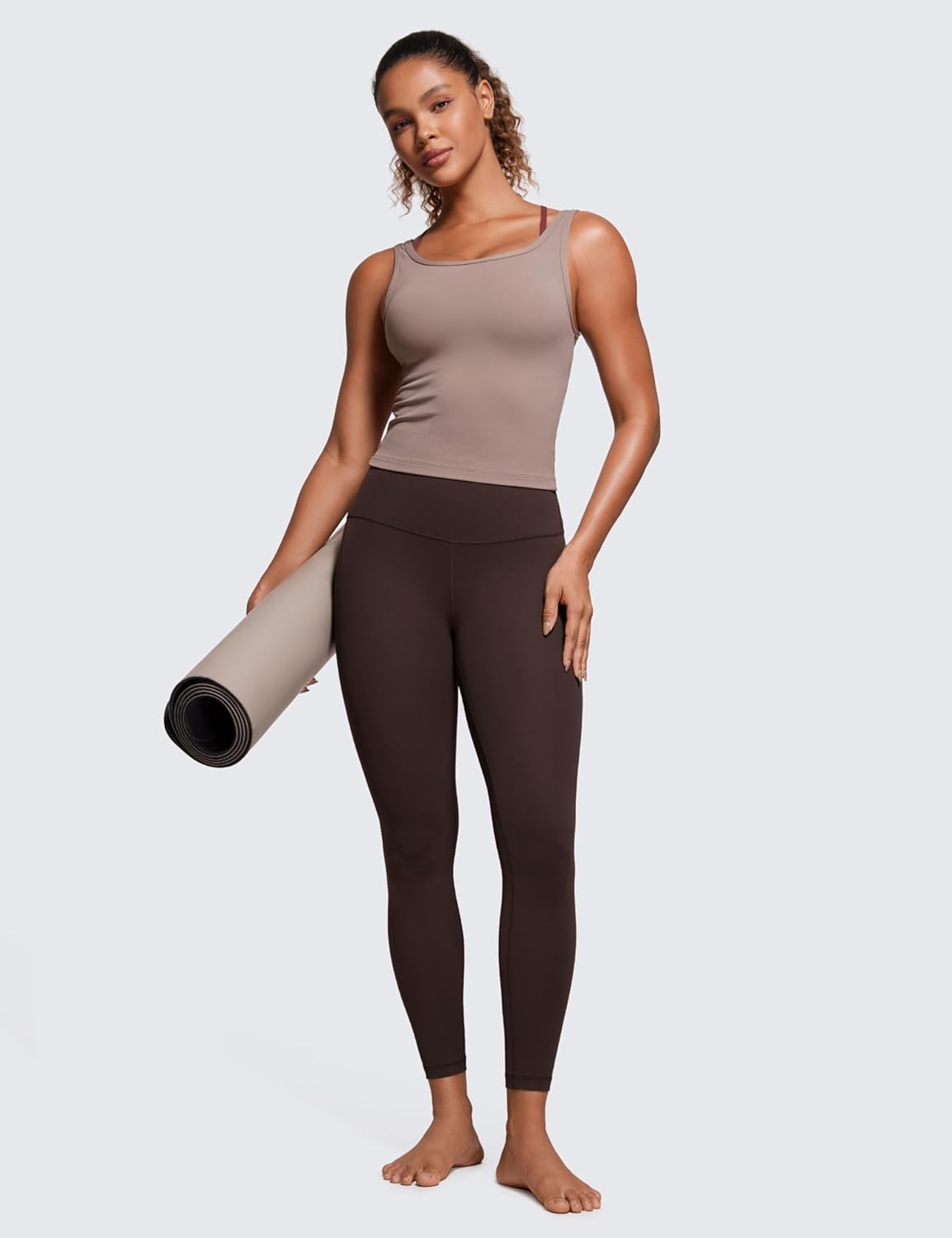 CRZ YOGA Leggings Deportivos Mujer de Yoga de Butterluxe con Cintura Alta Push Up 25 Pulgadas