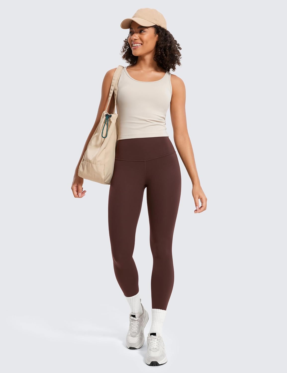 CRZ YOGA Leggings Deportivos Mujer de Yoga de Butterluxe con Cintura Alta Push Up 25 Pulgadas